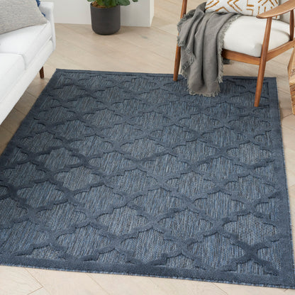 Tapis marocain en treillis Nourison, facile d'entretien, pour intérieur et extérieur