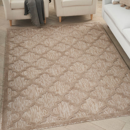 Tapis marocain en treillis Nourison, facile d'entretien, pour intérieur et extérieur