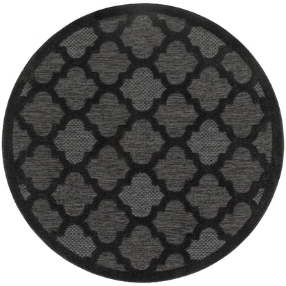 Tapis marocain en treillis Nourison, facile d'entretien, pour intérieur et extérieur