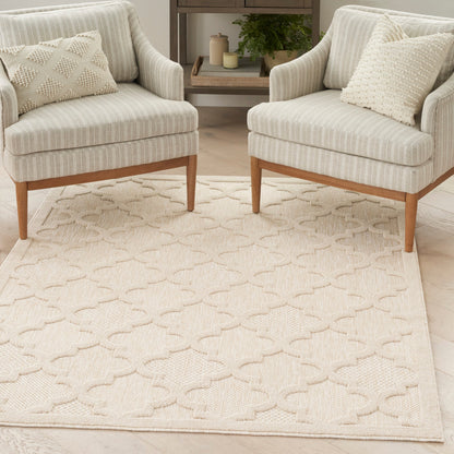 Tapis marocain en treillis Nourison, facile d'entretien, pour intérieur et extérieur