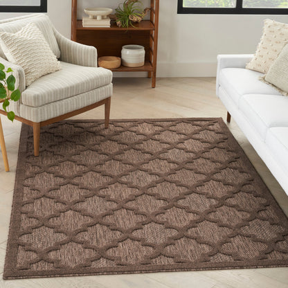 Tapis marocain en treillis Nourison, facile d'entretien, pour intérieur et extérieur