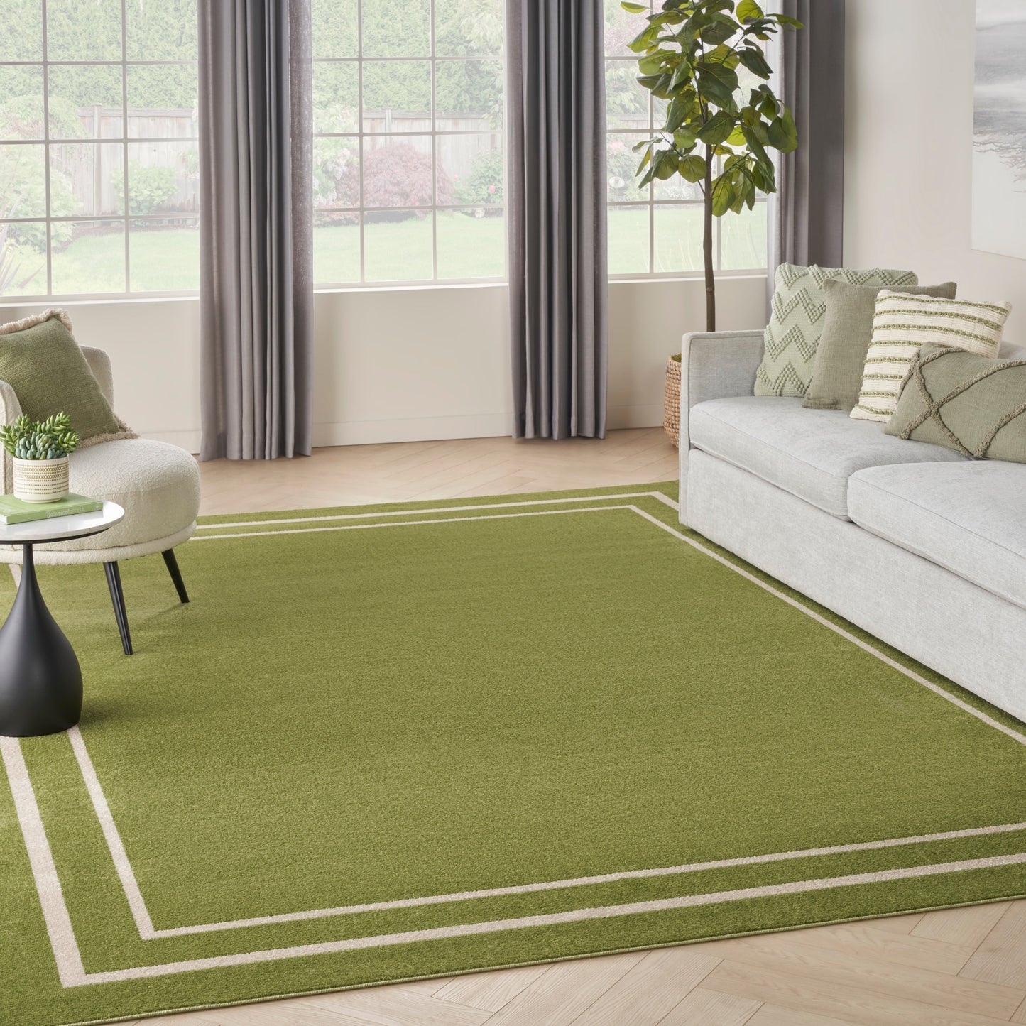 Tapis uni d'intérieur/extérieur Nourison Essentials