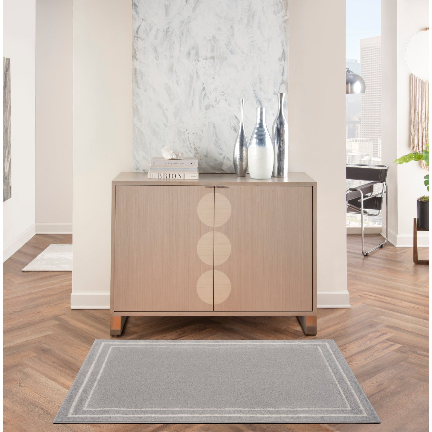 Tapis uni d'intérieur/extérieur Nourison Essentials