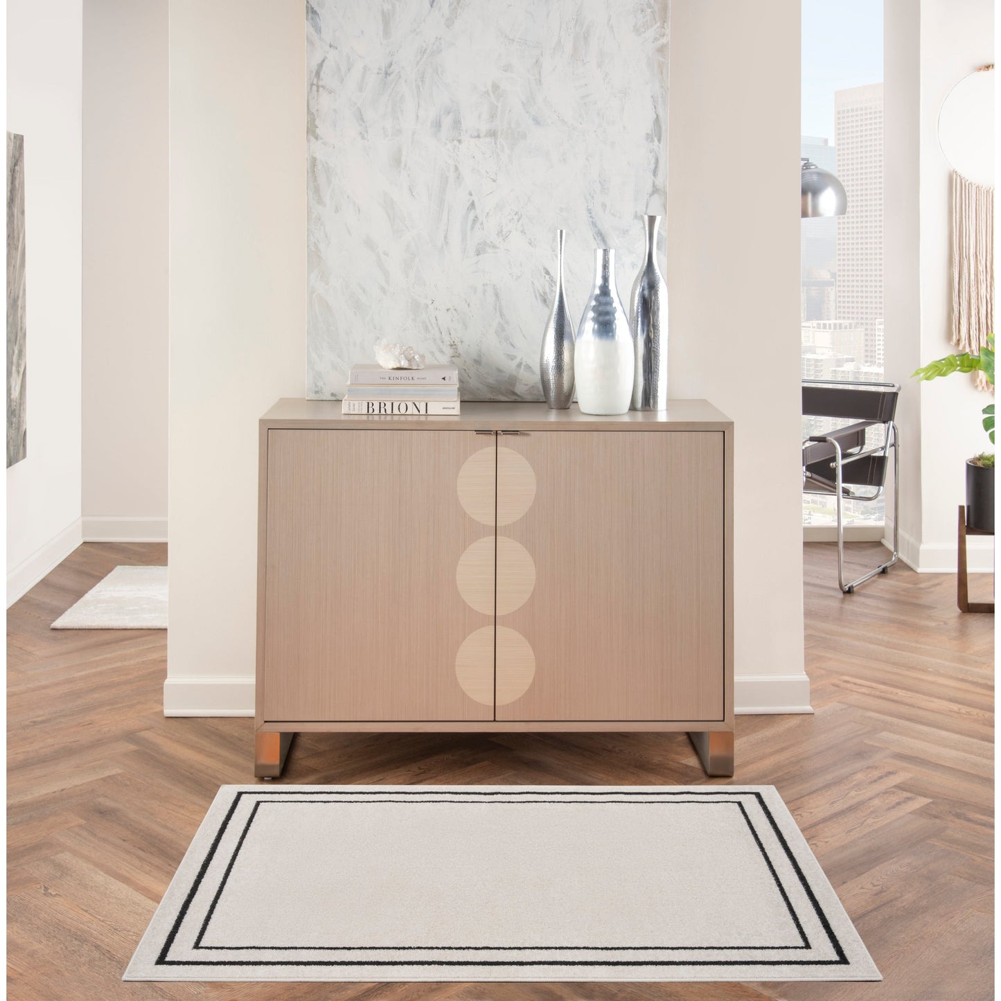 Tapis uni d'intérieur/extérieur Nourison Essentials