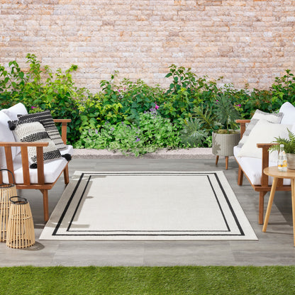Tapis uni d'intérieur/extérieur Nourison Essentials