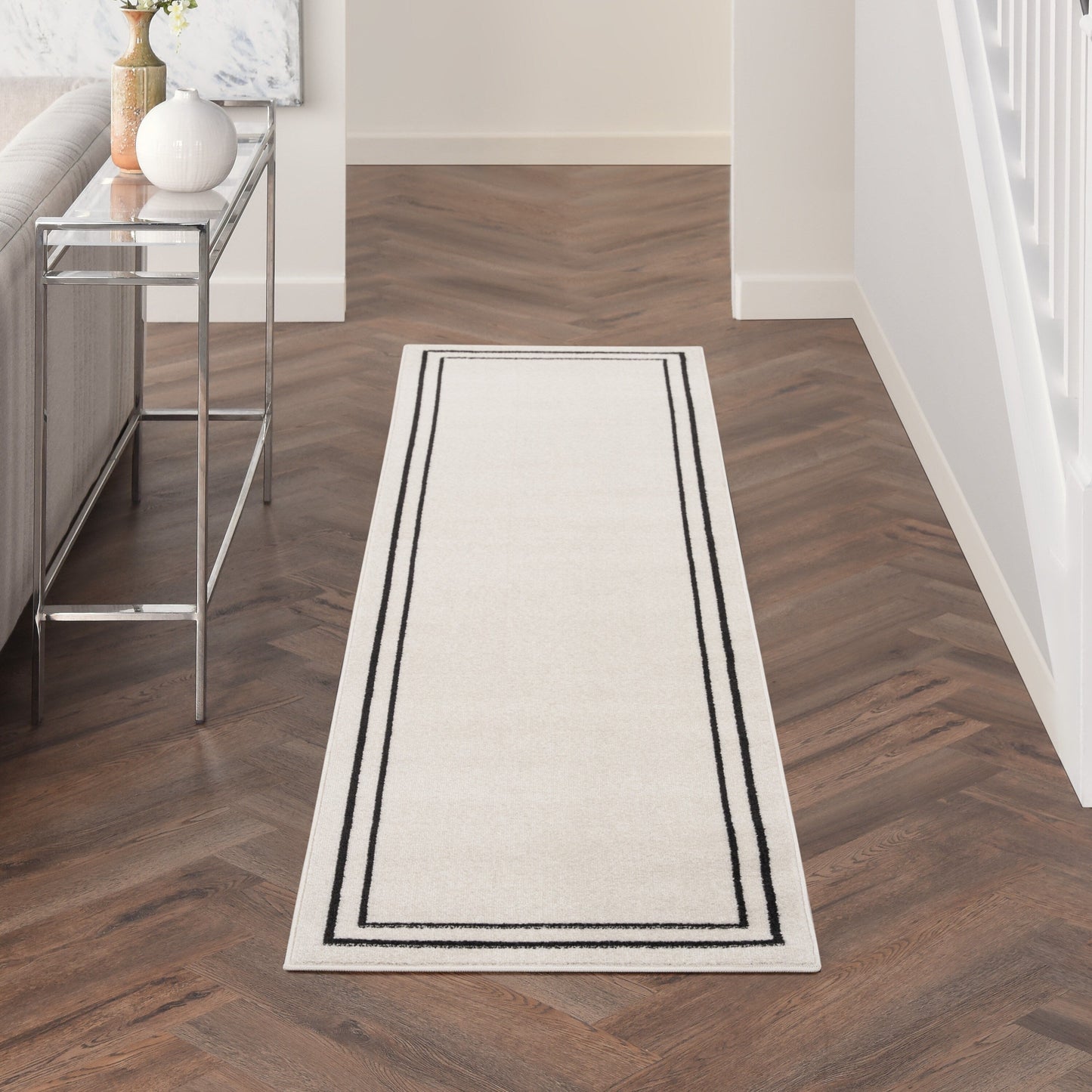 Tapis uni d'intérieur/extérieur Nourison Essentials