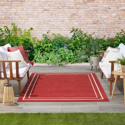 Tapis uni d'intérieur/extérieur Nourison Essentials