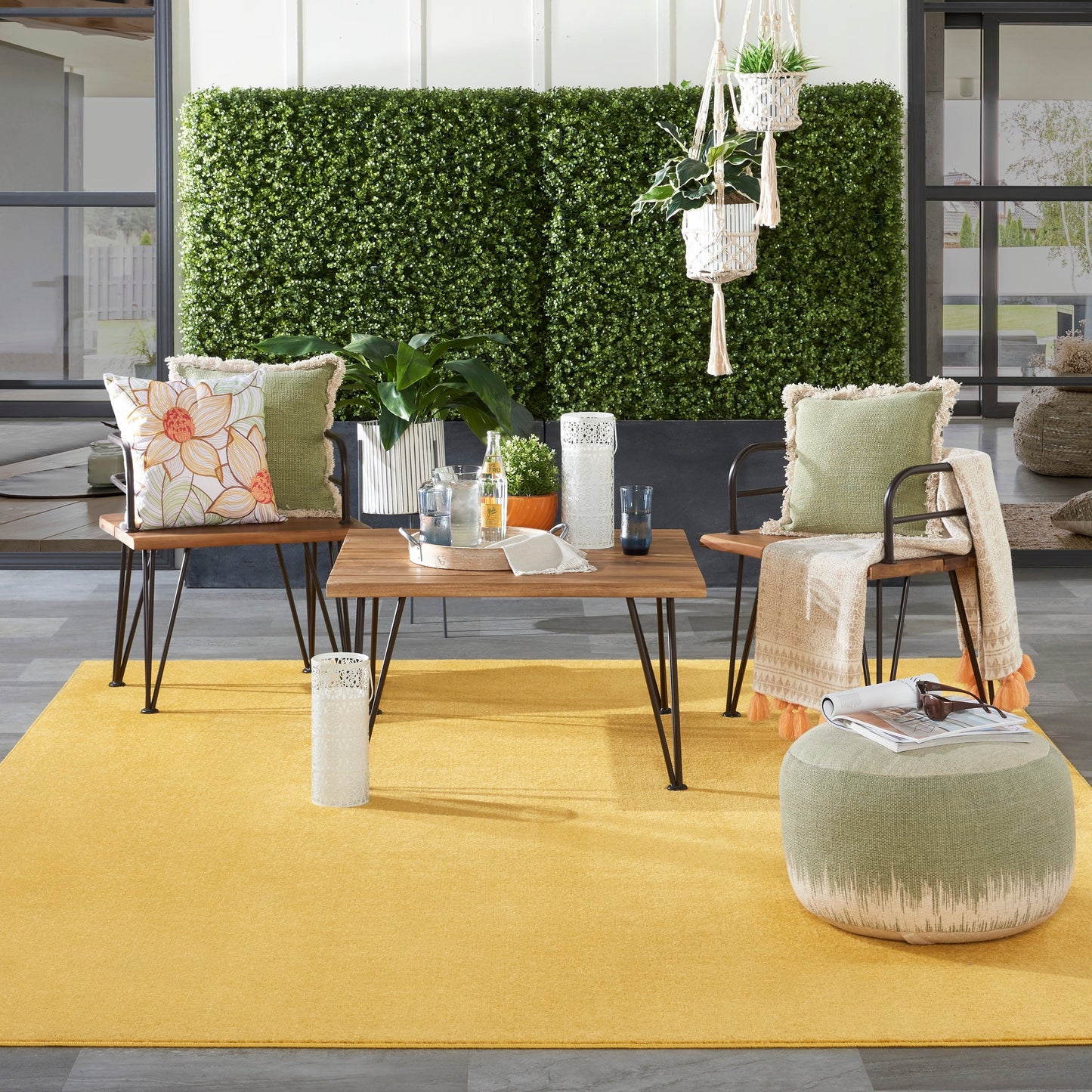 Tapis contemporain d'intérieur/extérieur Nourison Essentials