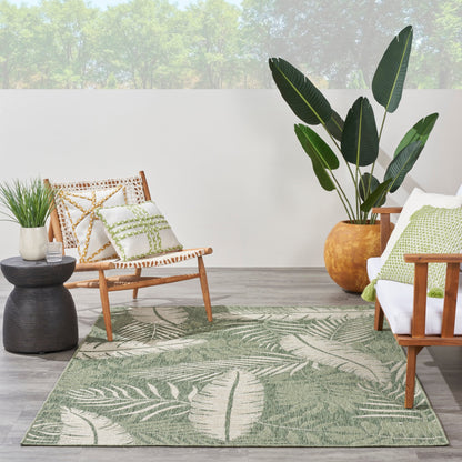 Tapis d'intérieur/extérieur nature Nourison Garden Oasis