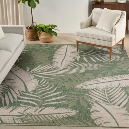 Tapis d'intérieur/extérieur nature Nourison Garden Oasis