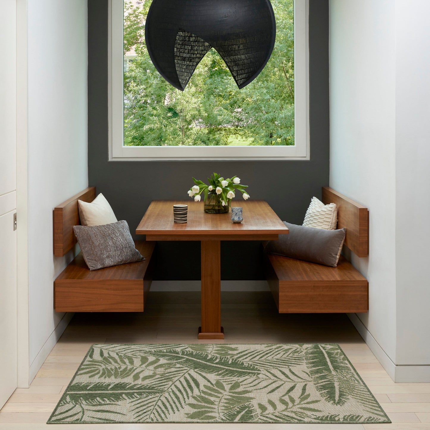 Tapis d'intérieur/extérieur nature Nourison Garden Oasis