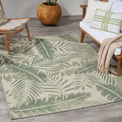 Tapis d'intérieur/extérieur nature Nourison Garden Oasis