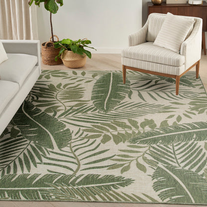 Tapis d'intérieur/extérieur nature Nourison Garden Oasis