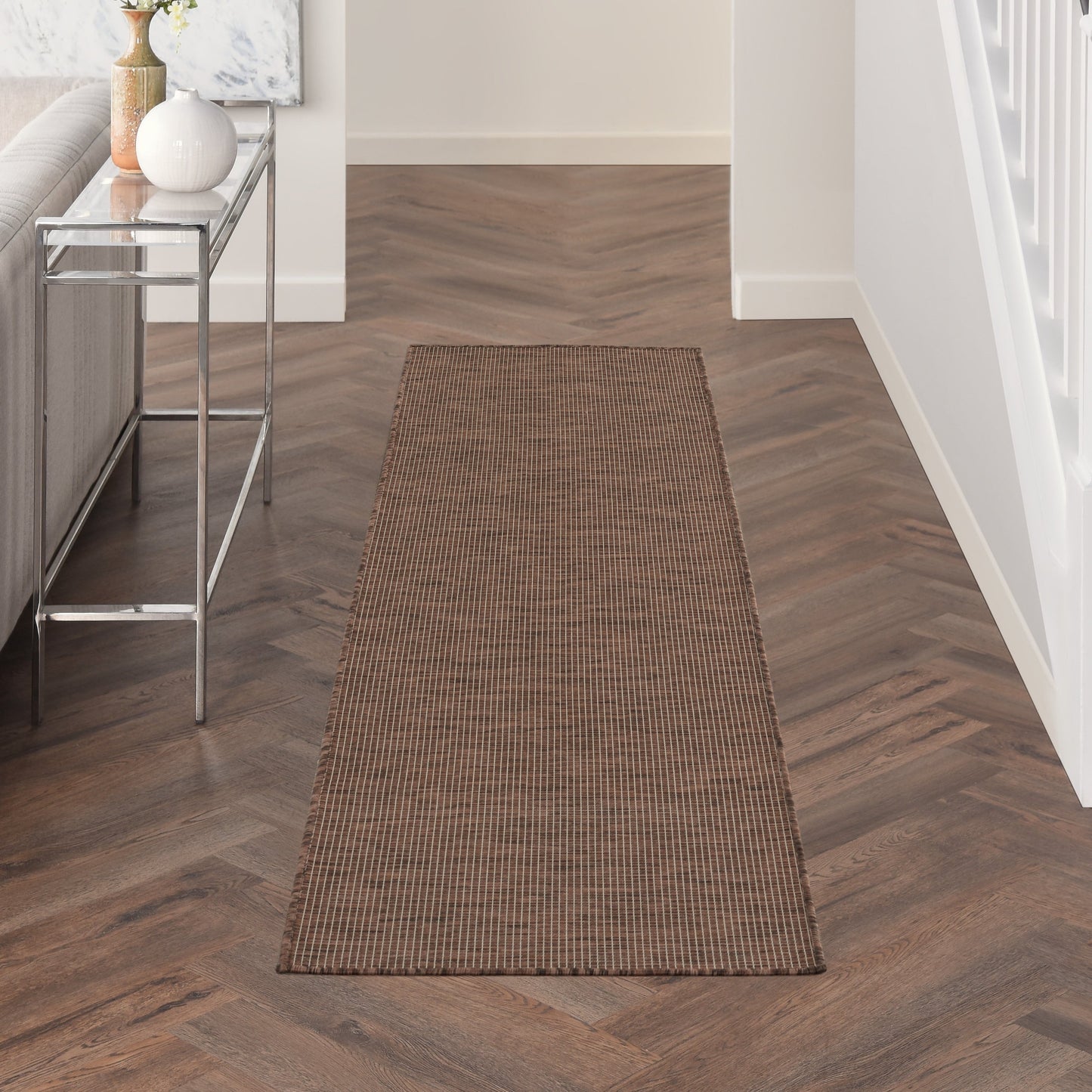 Tapis d'intérieur/extérieur moderne et décontracté Nourison Positano