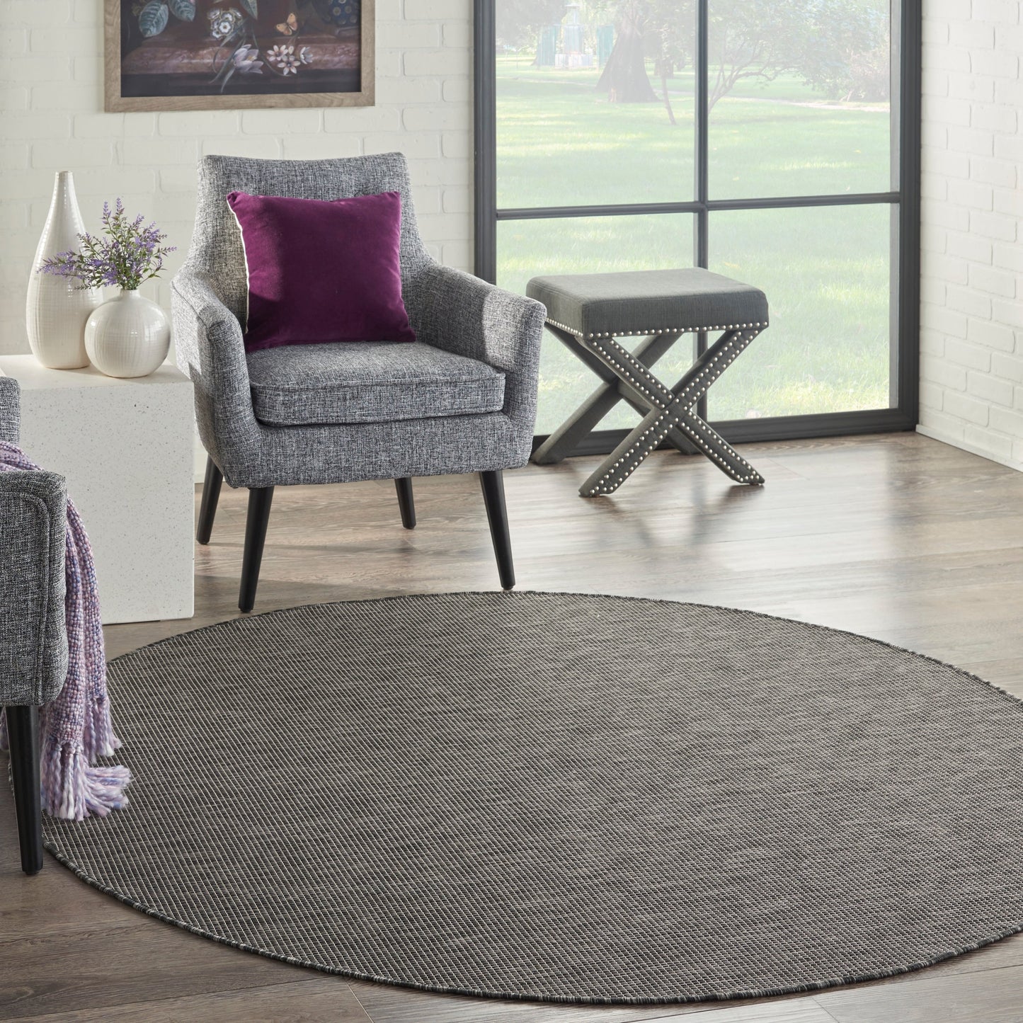 Tapis d'intérieur/extérieur moderne et décontracté Nourison Positano