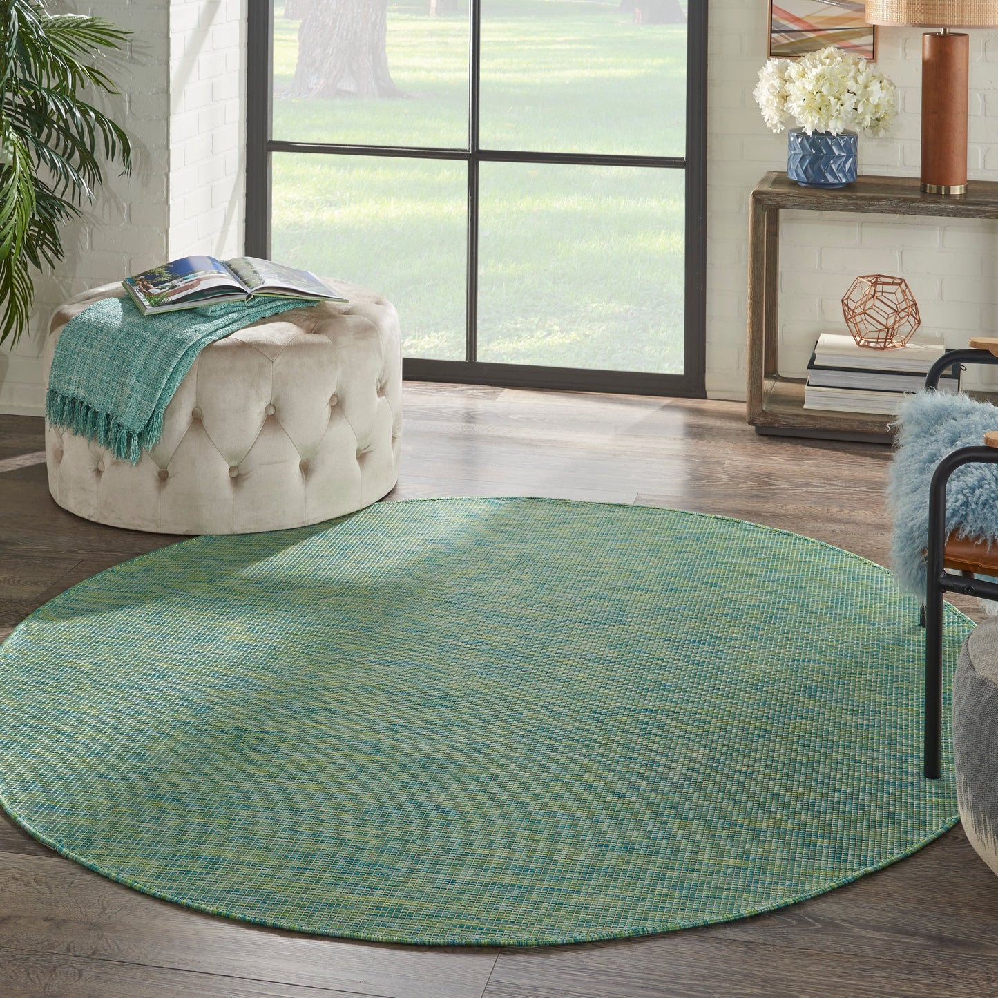 Tapis d'intérieur/extérieur moderne et décontracté Nourison Positano