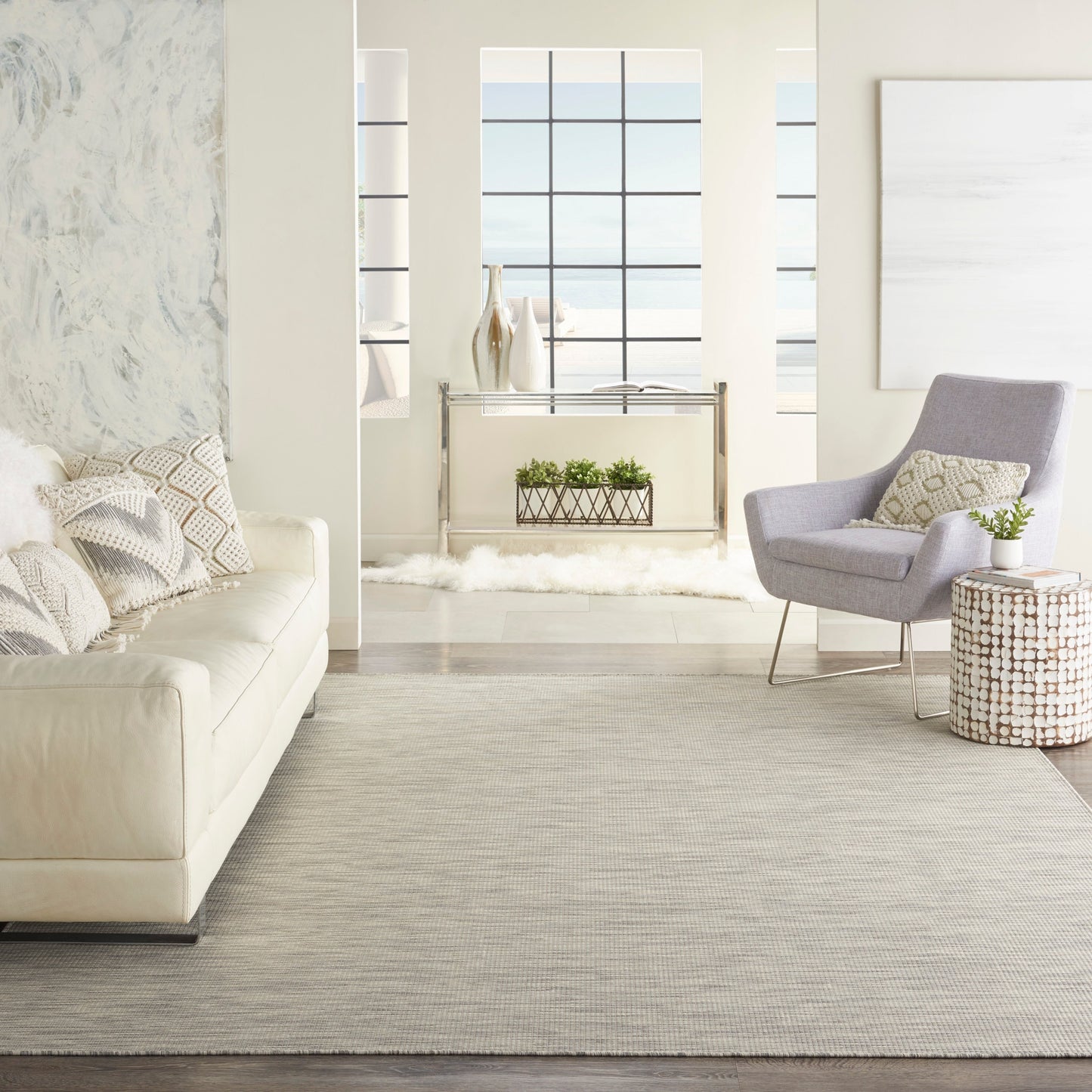 Tapis d'intérieur/extérieur moderne et décontracté Nourison Positano