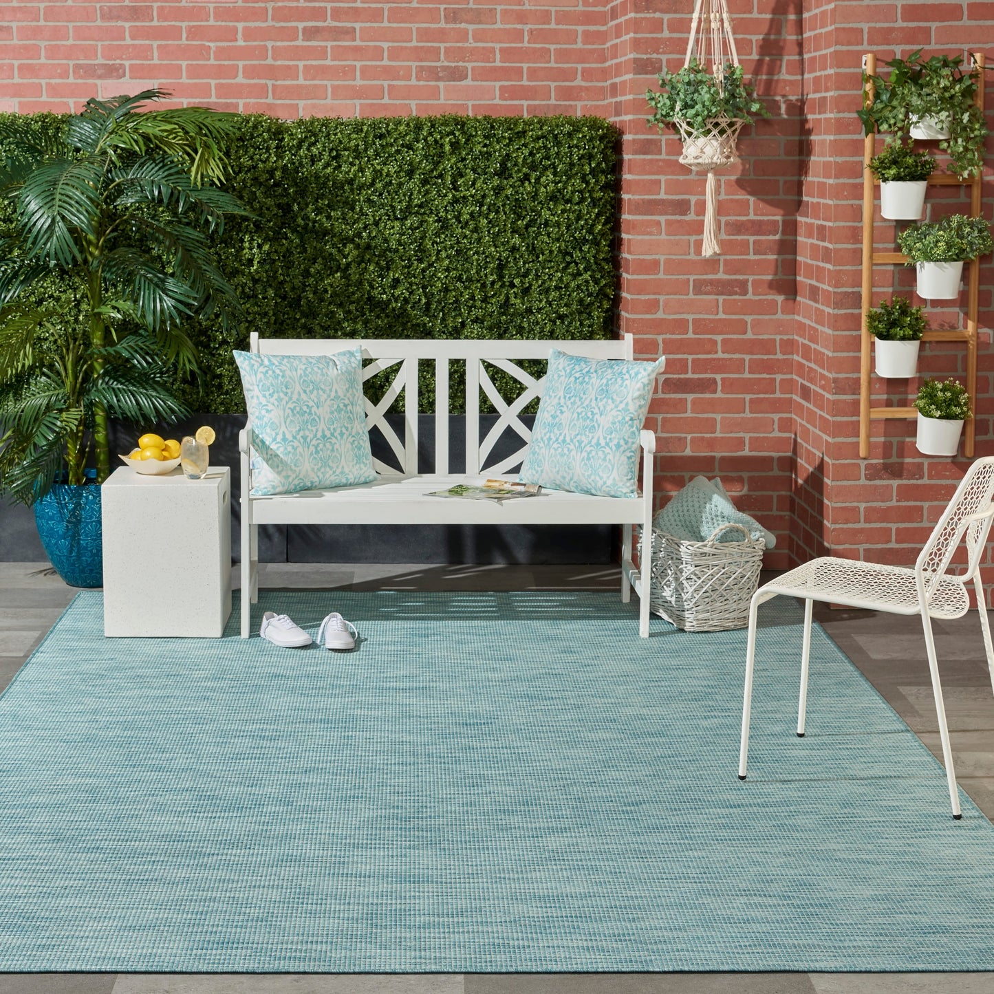 Tapis d'intérieur/extérieur moderne et décontracté Nourison Positano