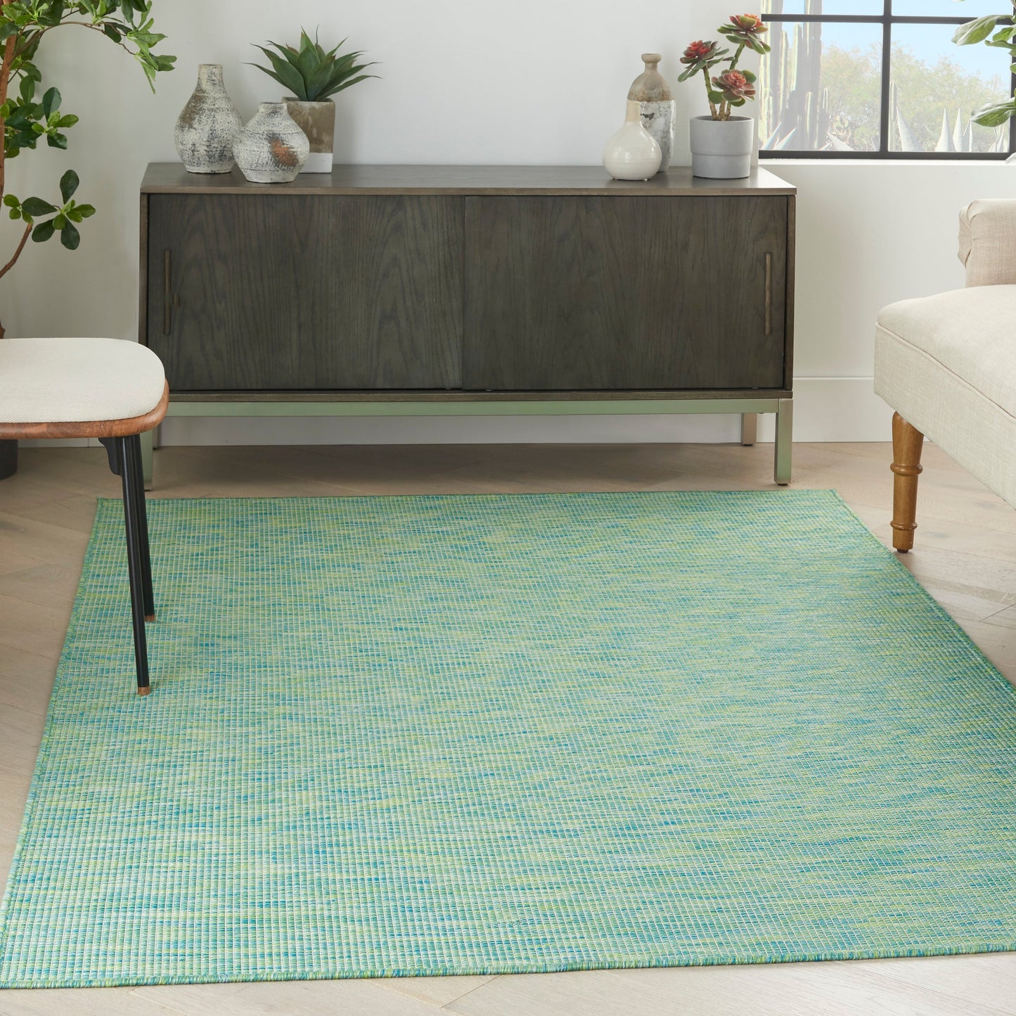 Tapis d'intérieur/extérieur moderne et décontracté Nourison Positano