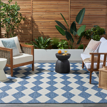 Tapis géométrique d'intérieur/extérieur Nourison Positano