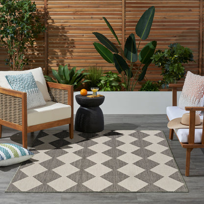 Tapis géométrique d'intérieur/extérieur Nourison Positano
