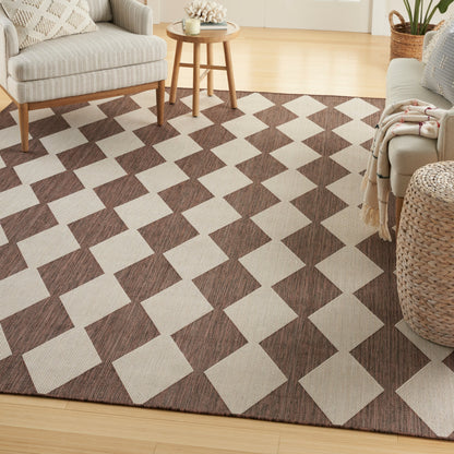 Tapis géométrique d'intérieur/extérieur Nourison Positano