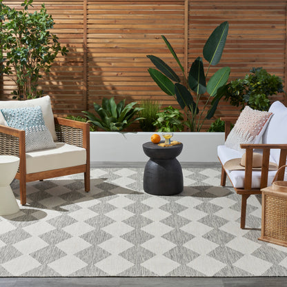 Tapis géométrique d'intérieur/extérieur Nourison Positano