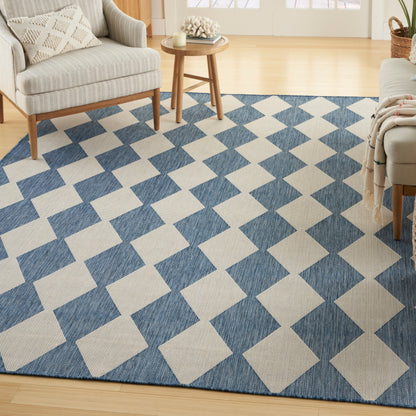 Tapis géométrique d'intérieur/extérieur Nourison Positano
