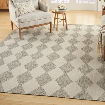 Tapis géométrique d'intérieur/extérieur Nourison Positano