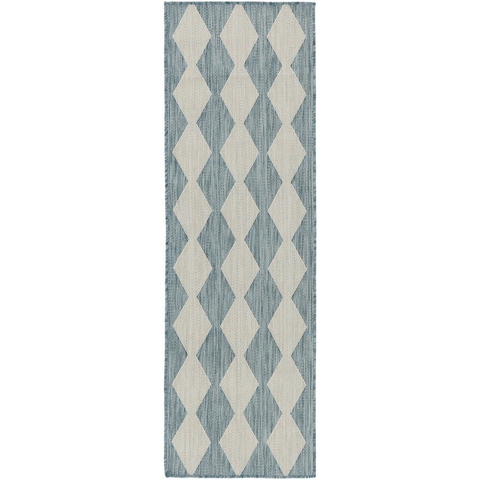 Tapis géométrique d'intérieur/extérieur Nourison Positano