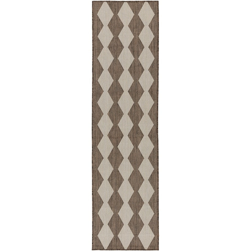 Tapis géométrique d'intérieur/extérieur Nourison Positano