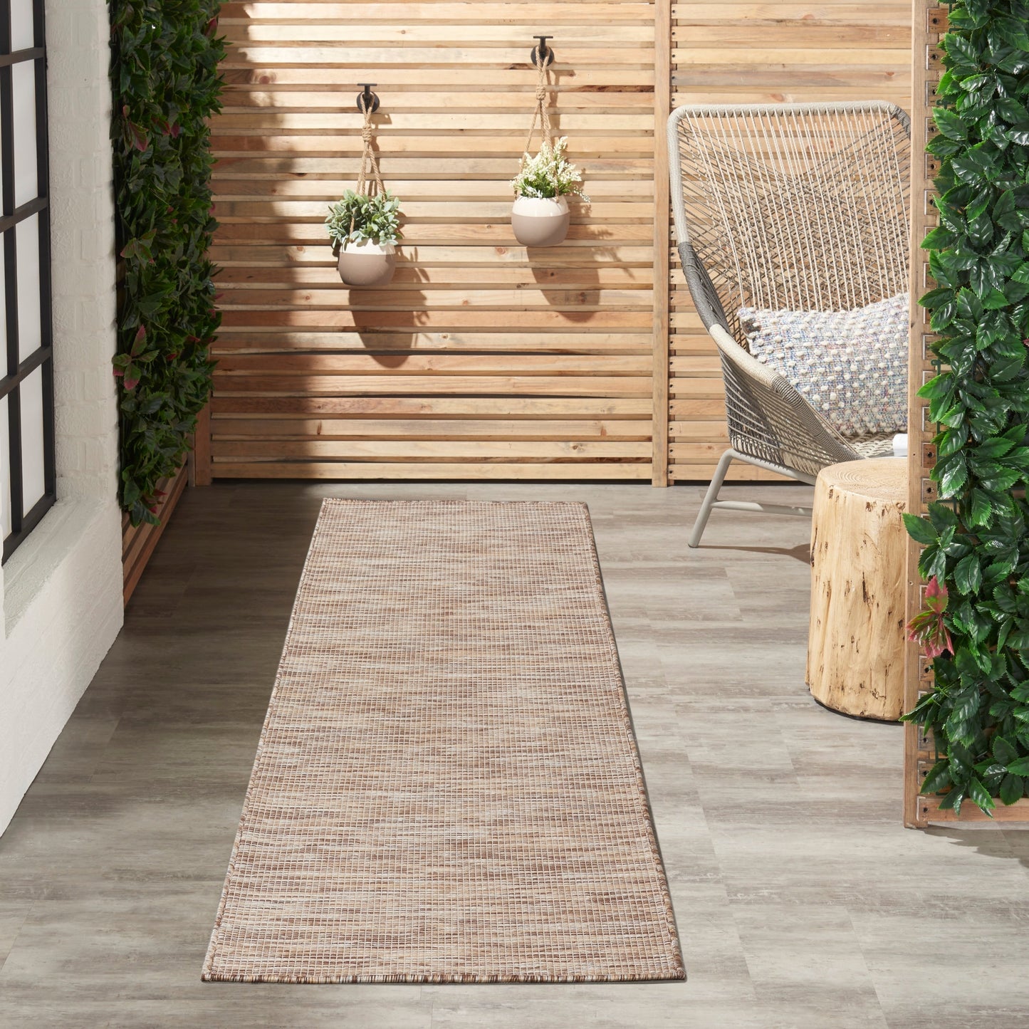 Tapis d'intérieur/extérieur moderne et décontracté Nourison Positano