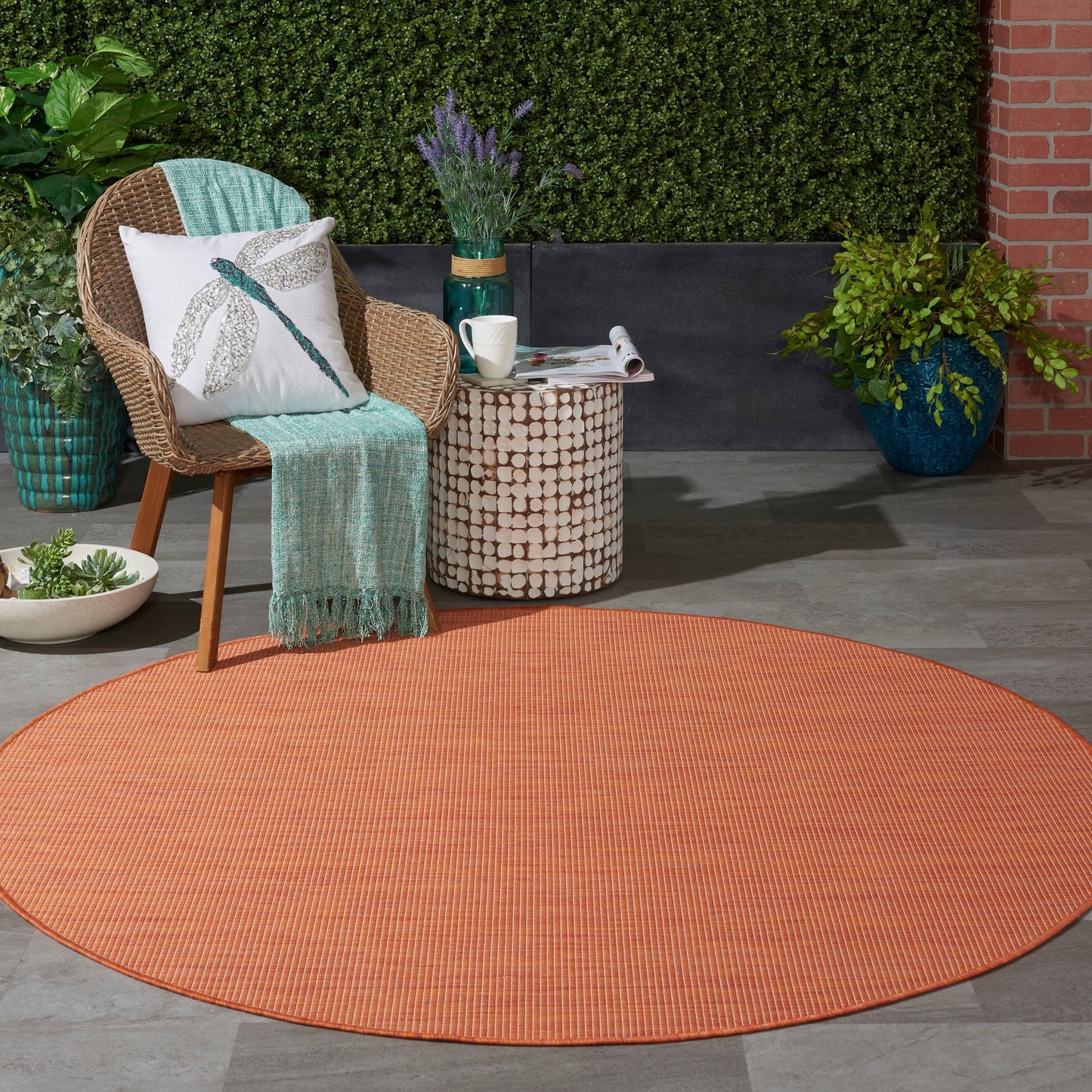 Tapis d'intérieur/extérieur moderne et décontracté Nourison Positano
