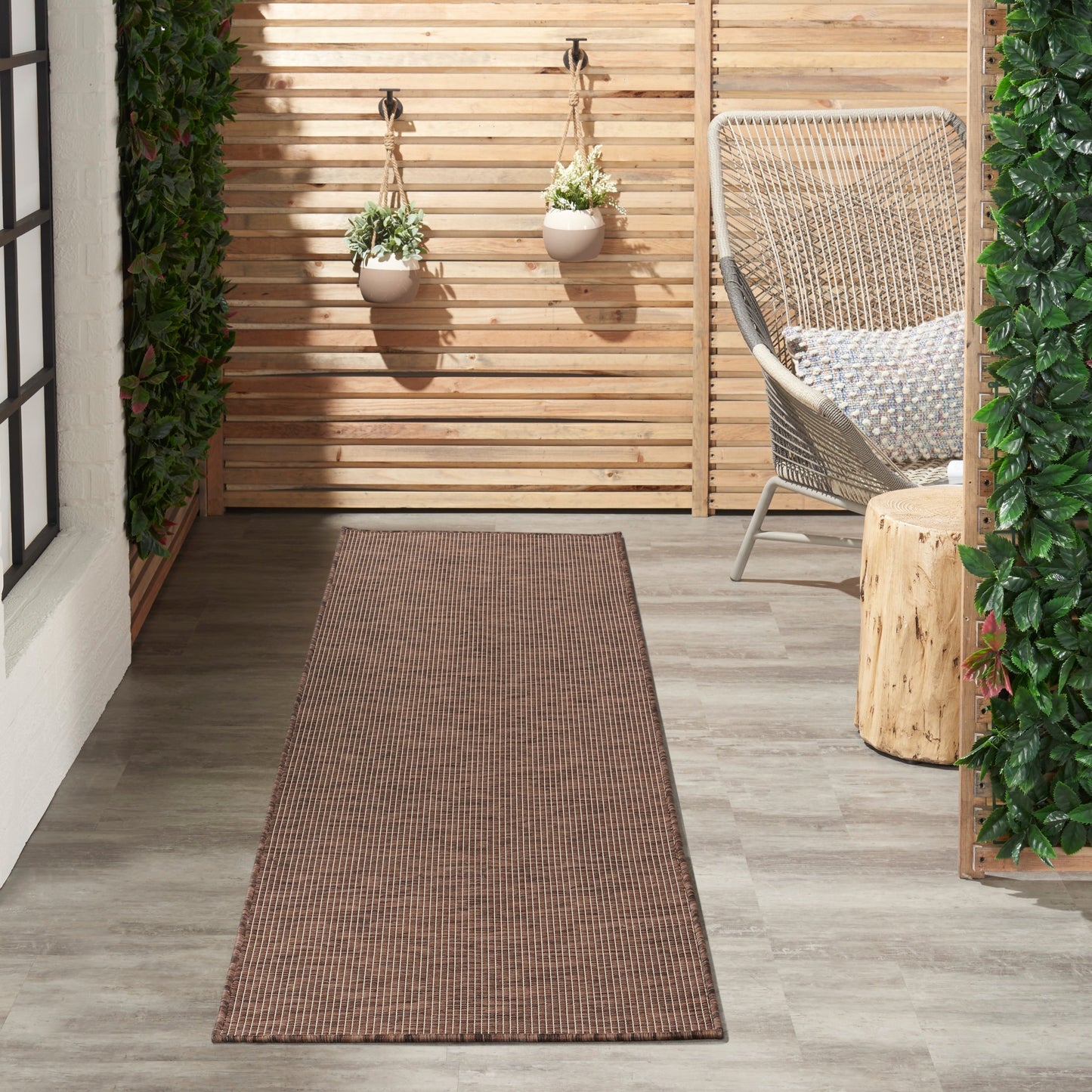 Tapis d'intérieur/extérieur moderne et décontracté Nourison Positano
