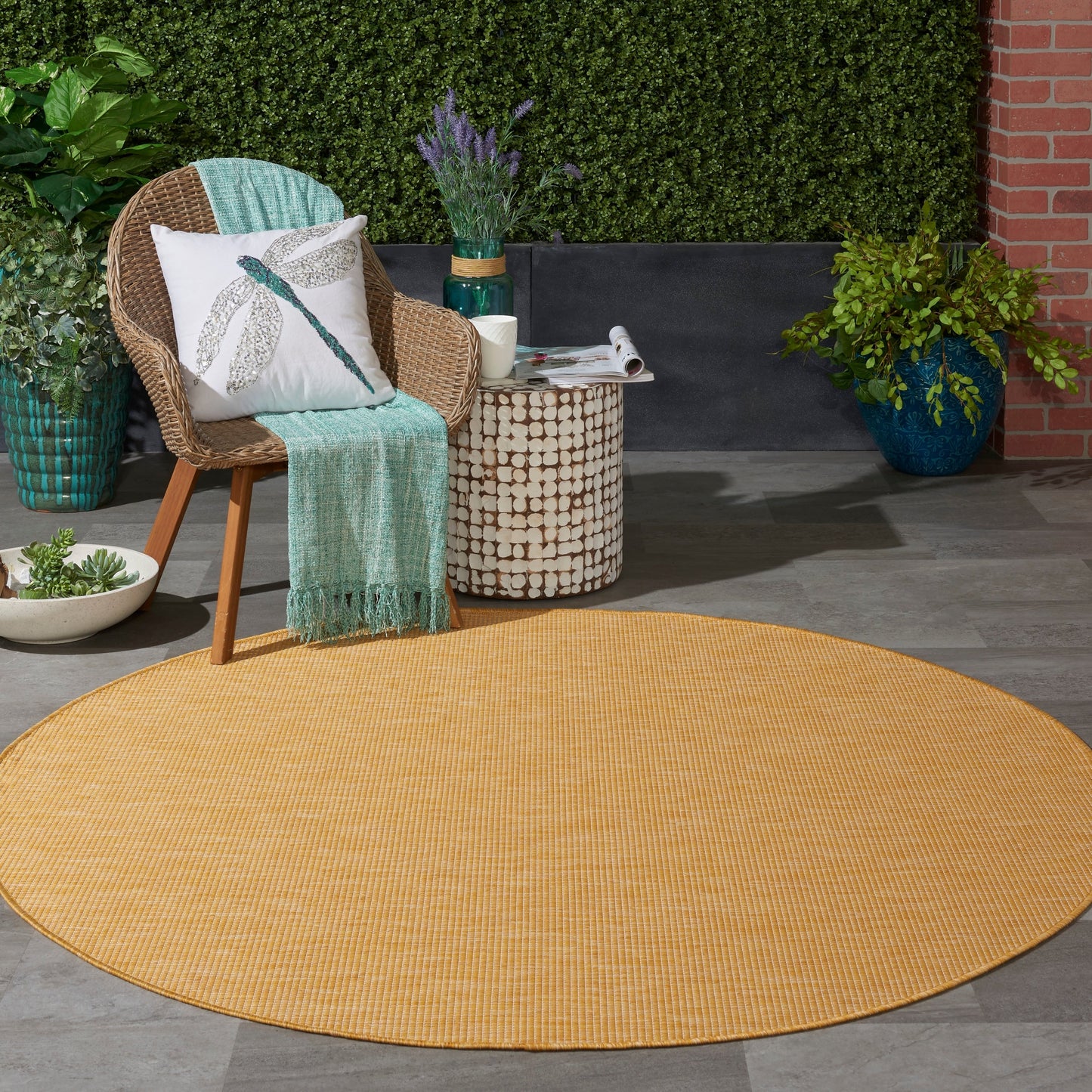 Tapis d'intérieur/extérieur moderne et décontracté Nourison Positano