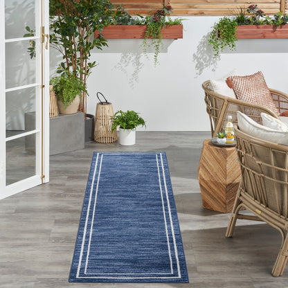 Tapis d'intérieur/extérieur uni Nourison Sandy