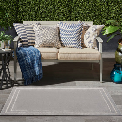 Tapis d'intérieur/extérieur uni Nourison Sandy