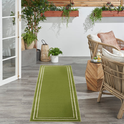Tapis d'intérieur/extérieur uni Nourison Sandy