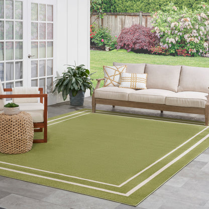 Tapis d'intérieur/extérieur uni Nourison Sandy