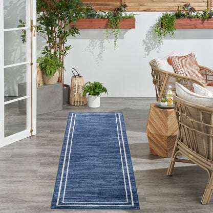 Tapis d'intérieur/extérieur uni Nourison Sandy