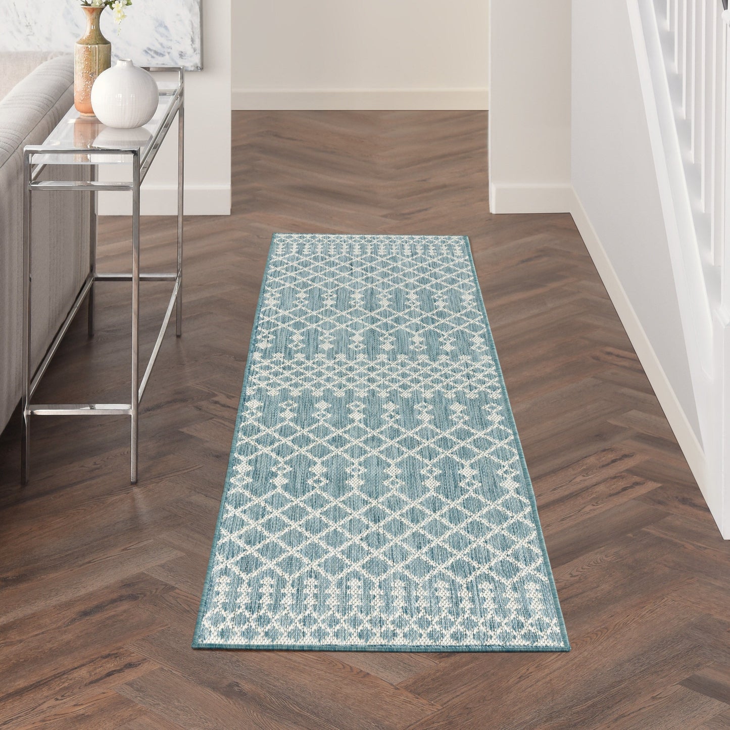 Tapis marocain d'intérieur/extérieur Nourison Selerno.