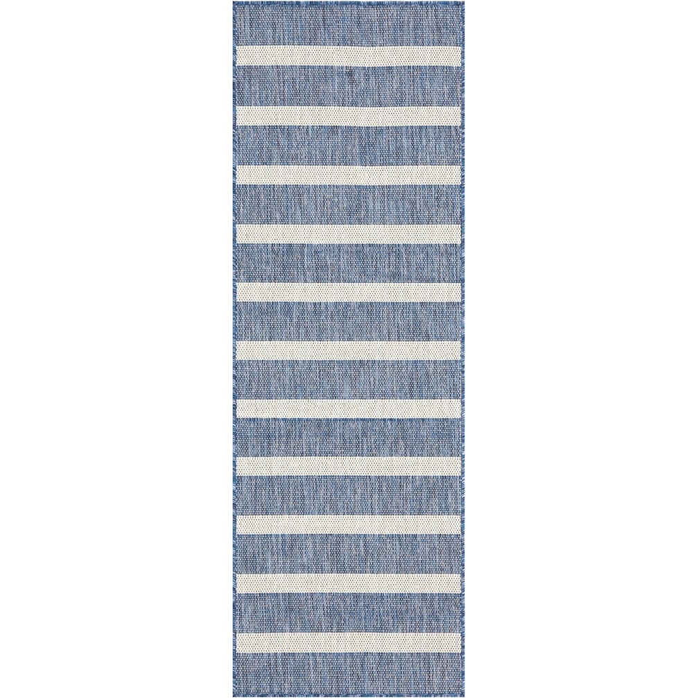 Tapis rayé intérieur/extérieur Nourison Selerno.