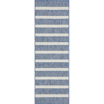 Tapis rayé intérieur/extérieur Nourison Selerno.