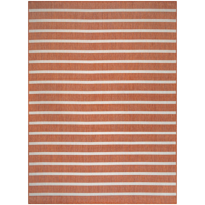Tapis rayé intérieur/extérieur Nourison Selerno.