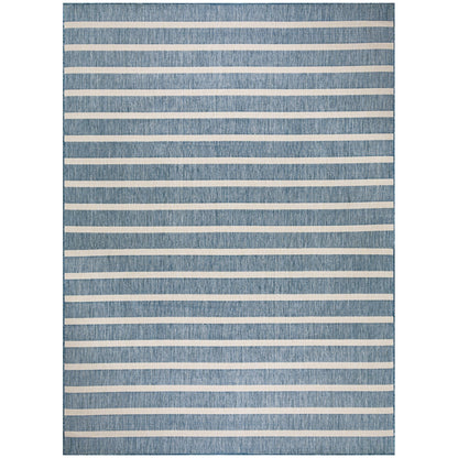 Tapis rayé intérieur/extérieur Nourison Selerno.