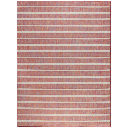 Tapis rayé intérieur/extérieur Nourison Selerno.