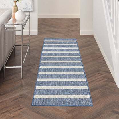 Tapis rayé intérieur/extérieur Nourison Selerno.