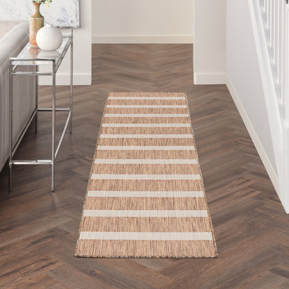 Tapis rayé intérieur/extérieur Nourison Selerno.