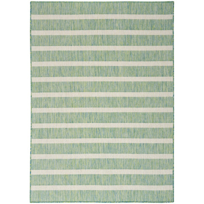 Tapis rayé intérieur/extérieur Nourison Selerno.