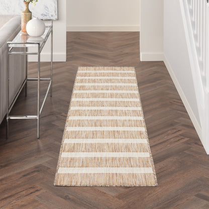 Tapis rayé intérieur/extérieur Nourison Selerno.